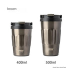 TYESO 400/500ml Stainless Steel Vacuum Flask – Insulated Coffee & Water Bottle