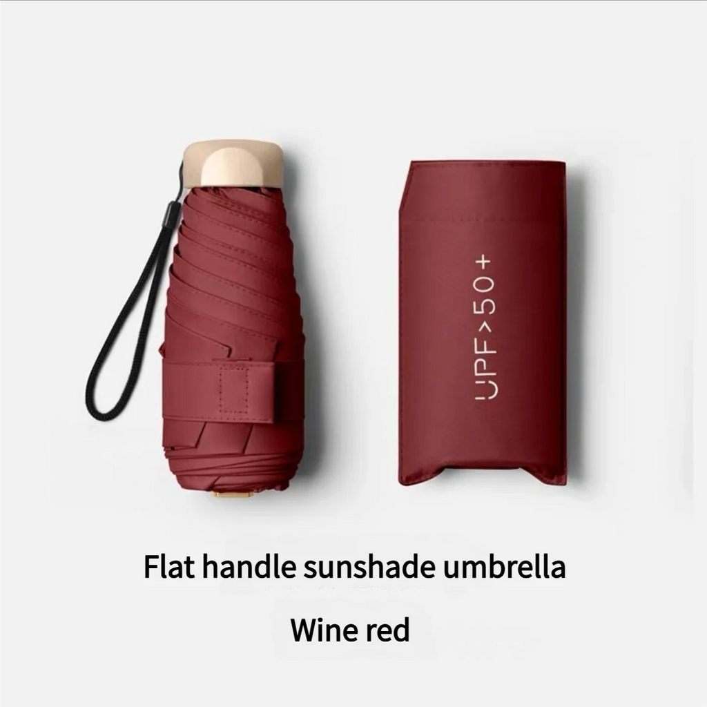 Mini Folding Umbrella – Pocket-Sized UV & Rain Protection