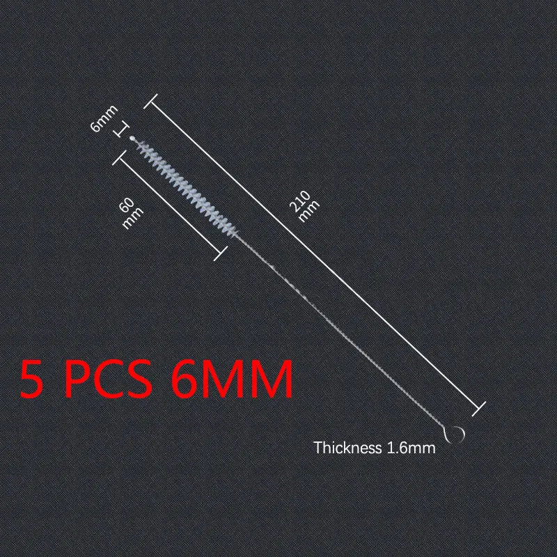 11-Piece Bottle Cleaning Brush Set – Reusable Nylon & Stainless Steel Tools