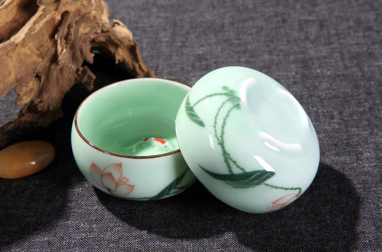 Hand-Painted Celadon Master Teacup (80ml)
