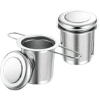 Stainless Steel Tea Infuser with Lid – Reusable Mesh Strainer for Teapots & Mugs