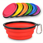 Portable Silicone Folding Dog Bowl for Travel