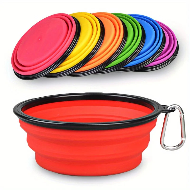 Portable Silicone Folding Dog Bowl for Travel