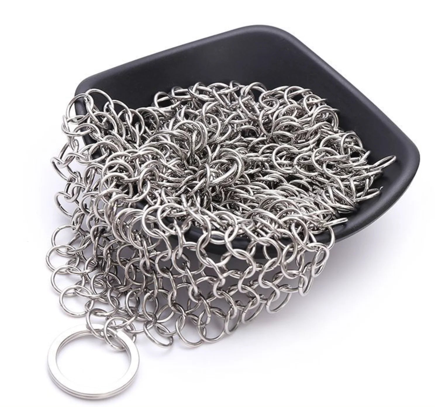 3-Pack Stainless Steel Kitchen Scrubber – Reusable Rust & Pot Cleaner