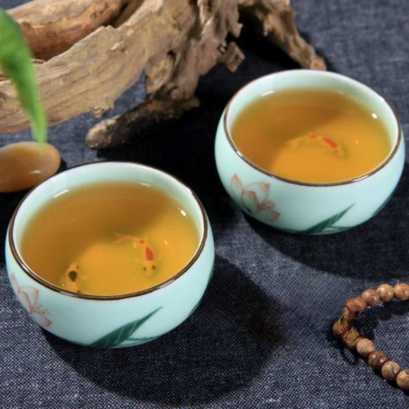 Hand-Painted Celadon Master Teacup (80ml)