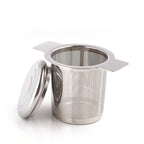 Stainless Steel Tea & Coffee Infuser – Binaural Mesh Strainer
