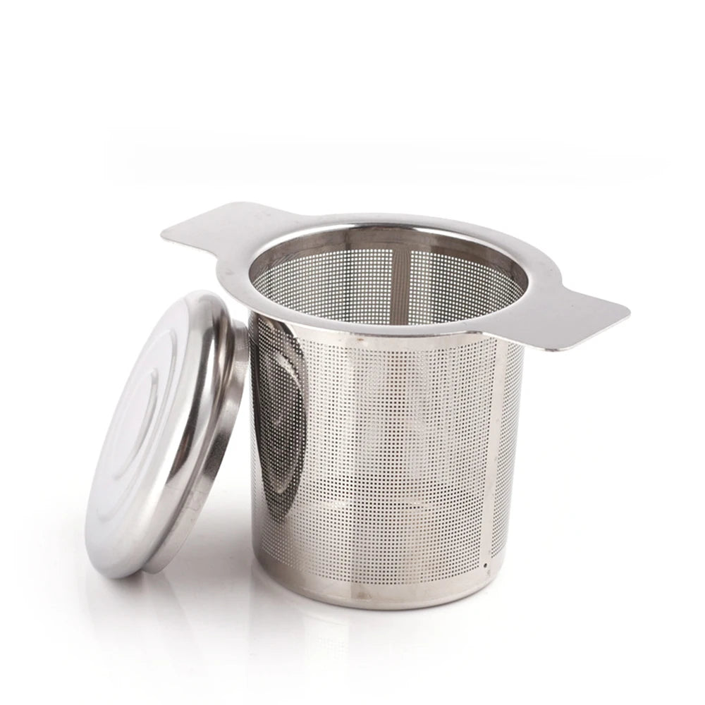 Stainless Steel Tea & Coffee Infuser – Binaural Mesh Strainer