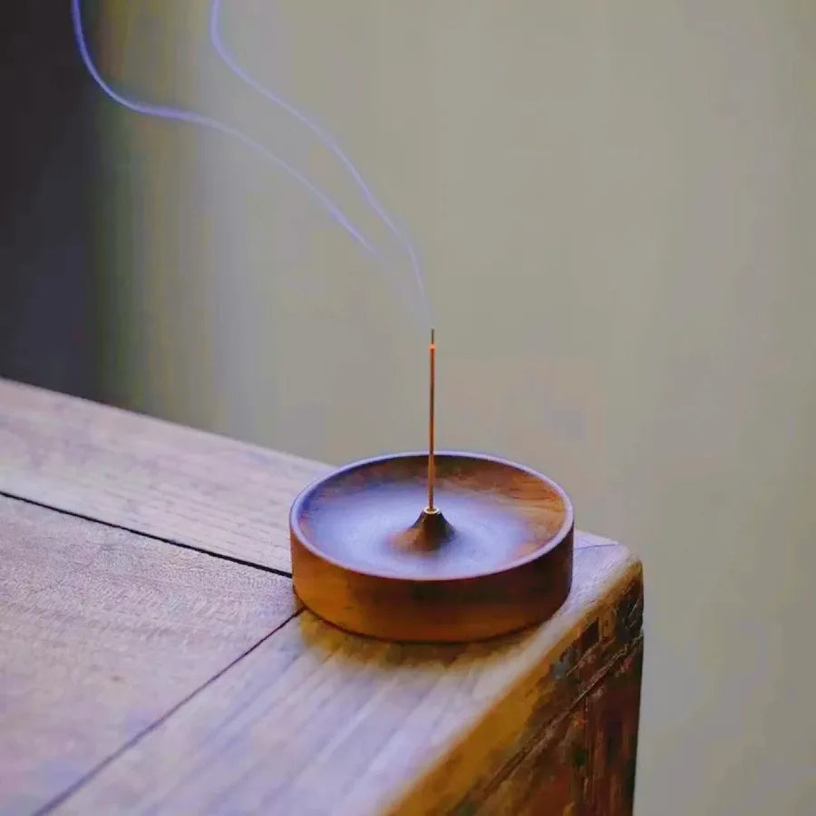 Solid Wood Incense Tray