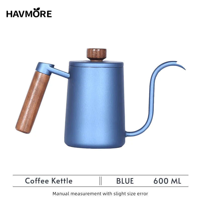 304 Stainless Steel 600ml Gooseneck Pour-Over Kettle