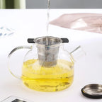 Stainless Steel Teapot with Fine Mesh Filter – Double Handle Coffee & Tea Pot