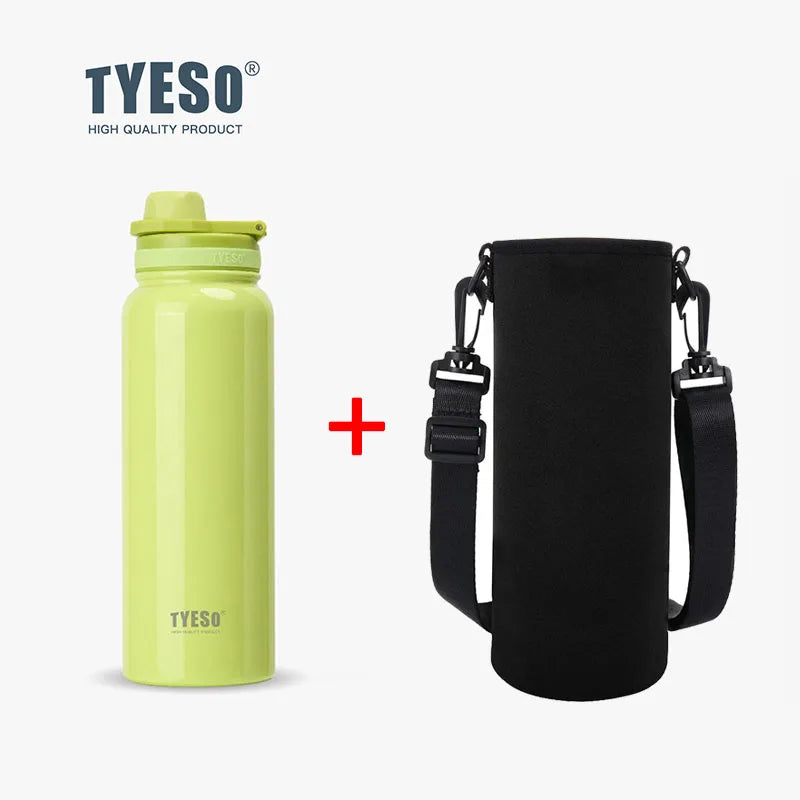 TYESO Stainless Steel Thermal Bottle – Insulated Sport Tumbler