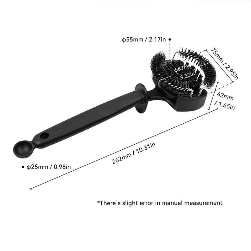 Removable Group Head Cleaning Brush.