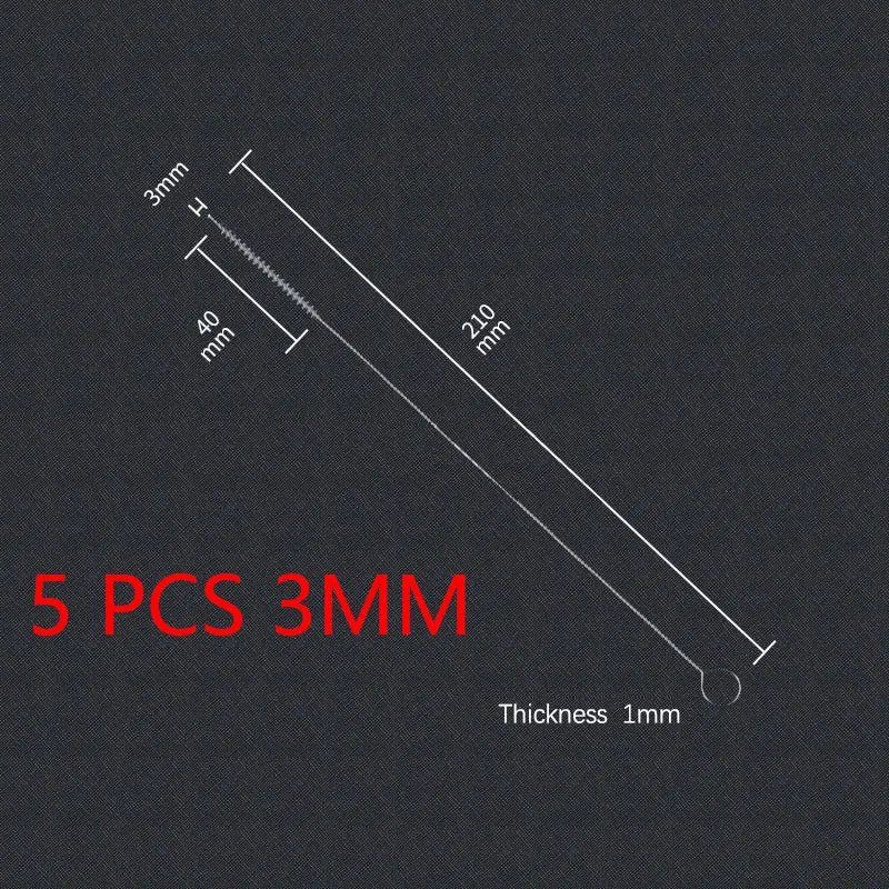 11-Piece Bottle Cleaning Brush Set – Reusable Nylon & Stainless Steel Tools