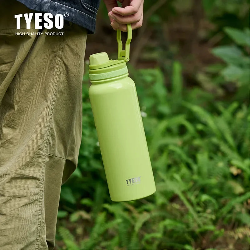 TYESO Stainless Steel Thermal Bottle – Insulated Sport Tumbler