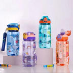 600ml Kids' Leakproof Water Bottle (Dinosaur)