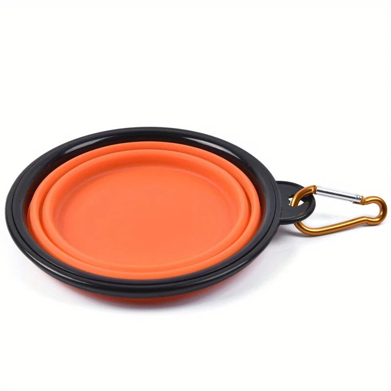 Portable Silicone Folding Dog Bowl for Travel