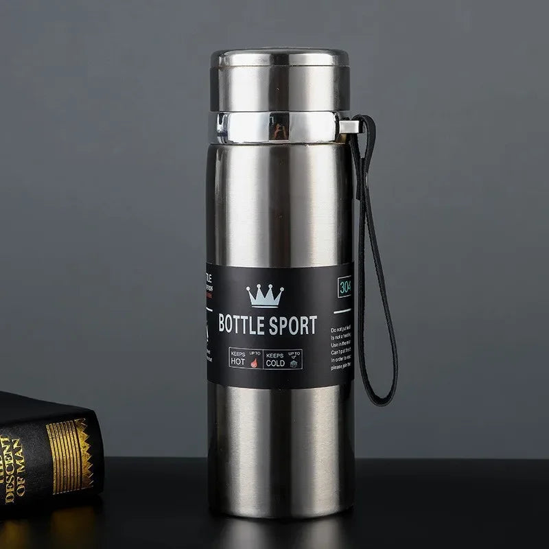 1000ml Stainless Steel Vacuum Flask – Insulated Thermal Water Bottle