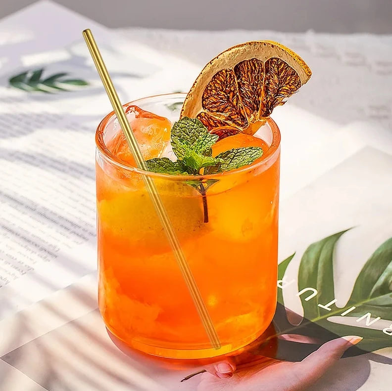 6-Piece Reusable Metal Straw Kit