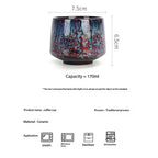 Reactive Glaze Ceramic Espresso & Tea Mug (170ml)