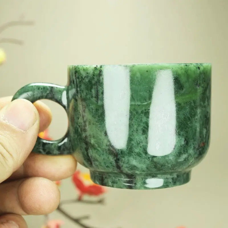 Natural Jade & Stone Master Teacups