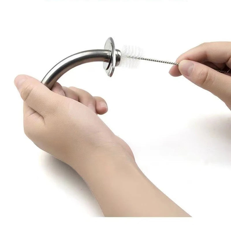 11-Piece Bottle Cleaning Brush Set – Reusable Nylon & Stainless Steel Tools