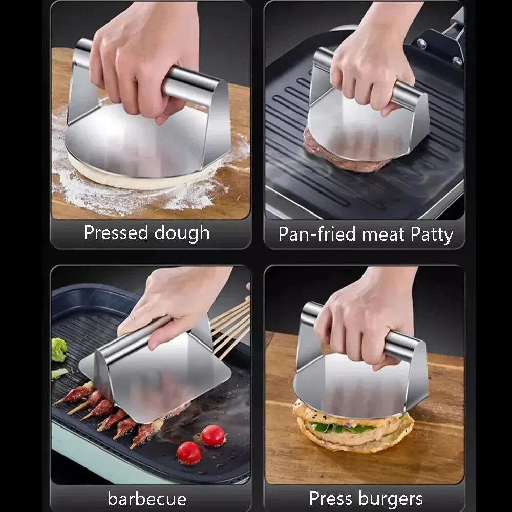 Stainless Steel Hamburger Press / Meat Patty Maker