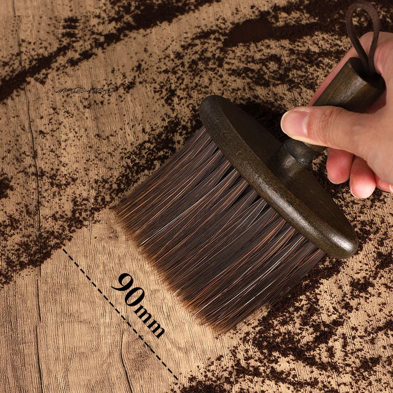 Wooden Coffee Grinder Dusting Brush