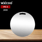 Dual-Sided Stainless Steel & Bamboo Cutting Board