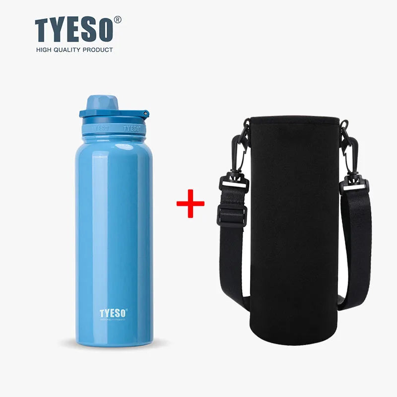 TYESO Stainless Steel Thermal Bottle – Insulated Sport Tumbler