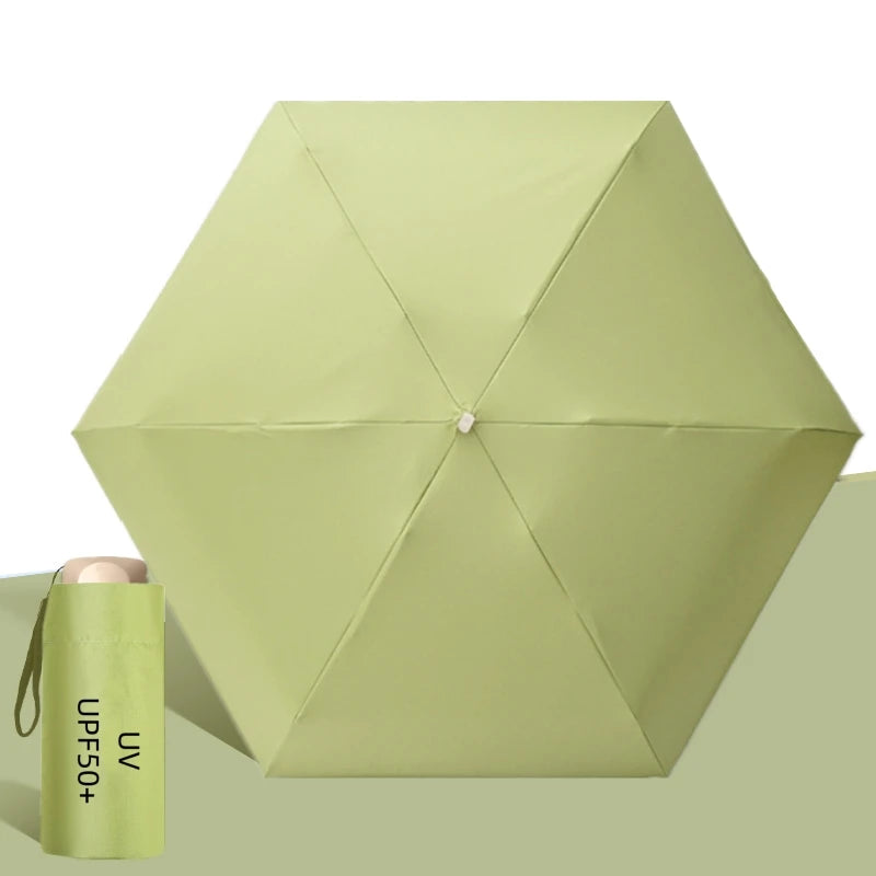 UPF50+ Mini Pocket Umbrella – Portable UV & Rain Protection