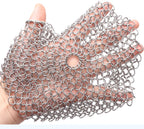 3-Pack Stainless Steel Kitchen Scrubber – Reusable Rust & Pot Cleaner